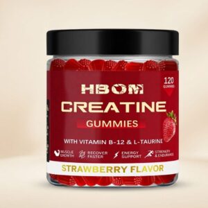 Strawberry Flavour Creatine Electrolyte Gummies
