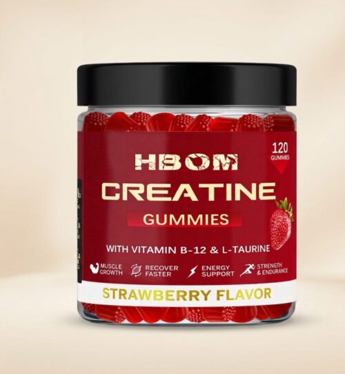 Strawberry Flavour Creatine Electrolyte Gummies
